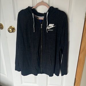 Nike Black Zip-Up Hoodie